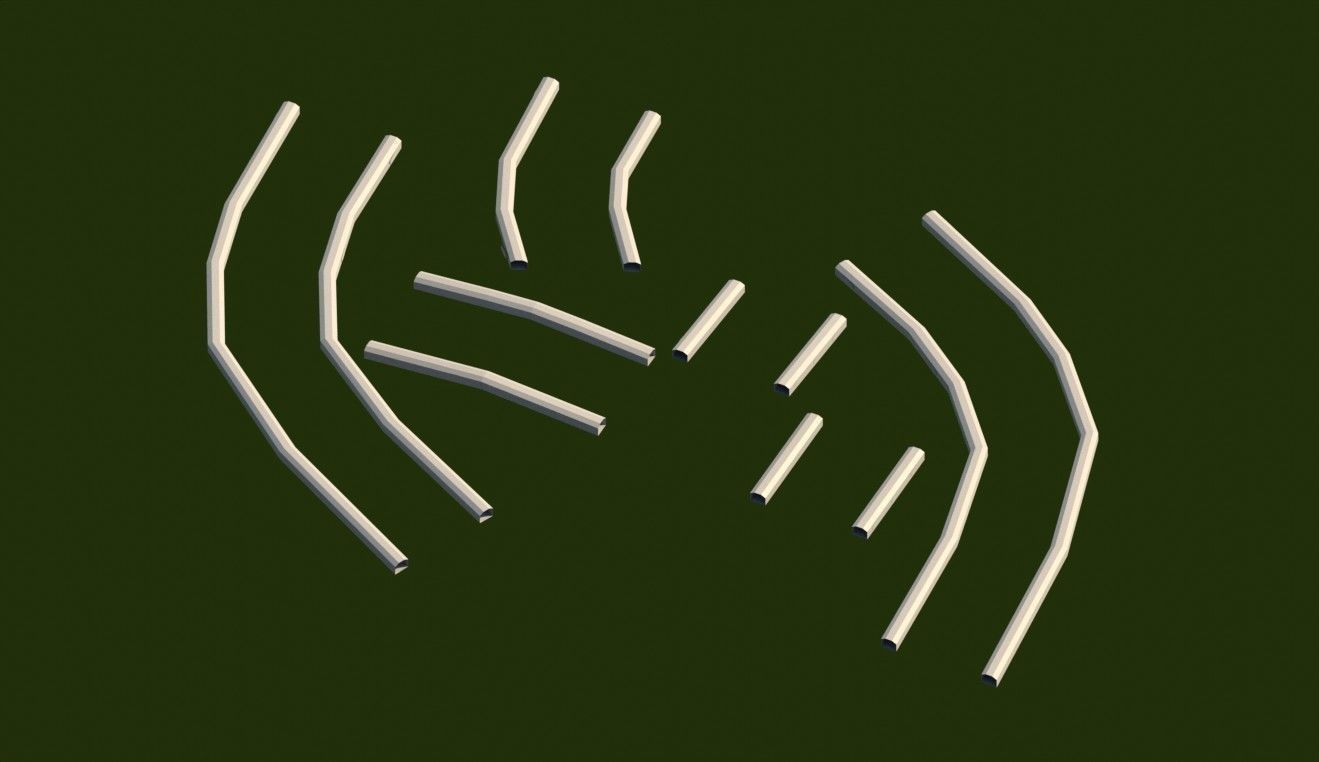 Low Poly City Future Low-poly 3D model_15