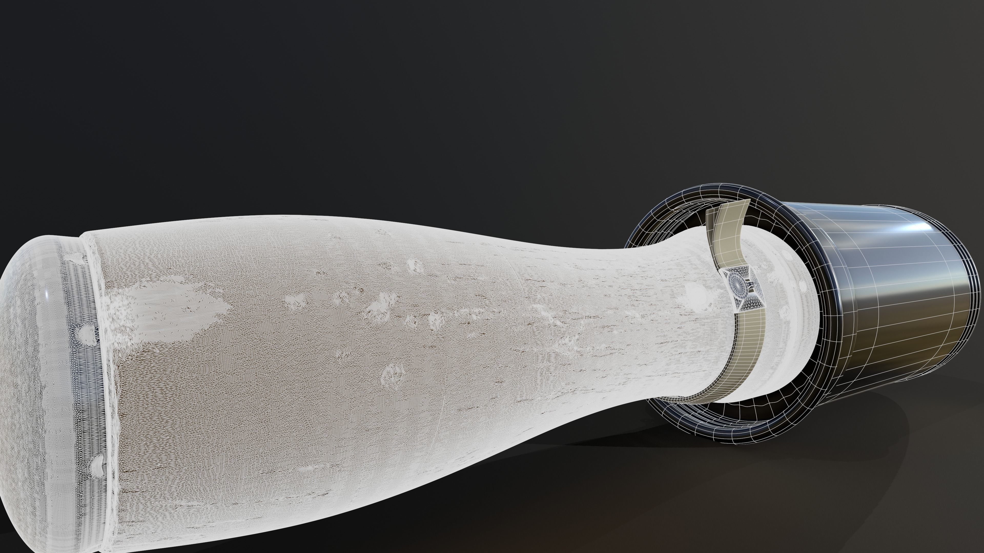 42M hand grenade Low-poly 3D model_13