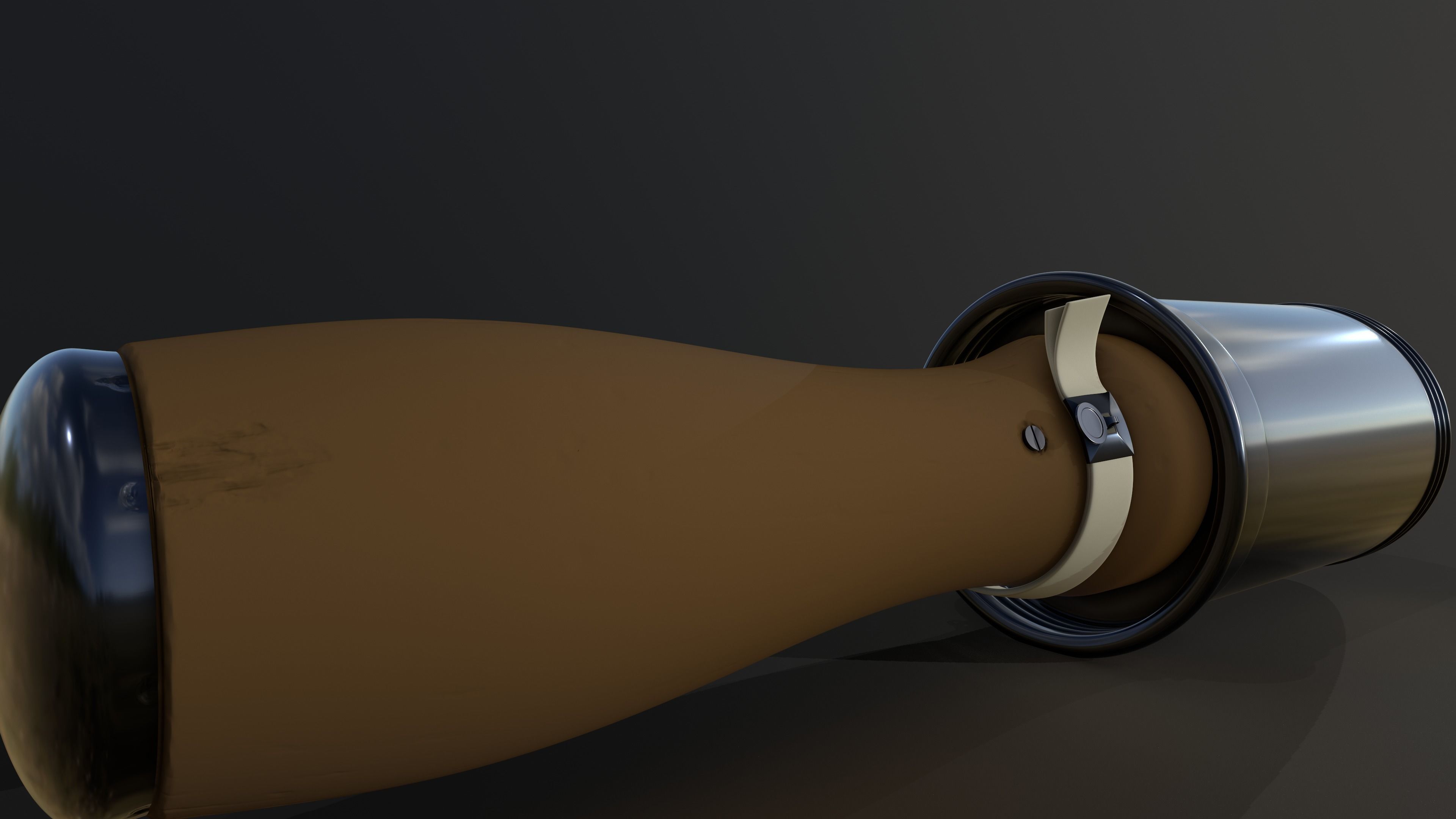 42M hand grenade Low-poly 3D model_12