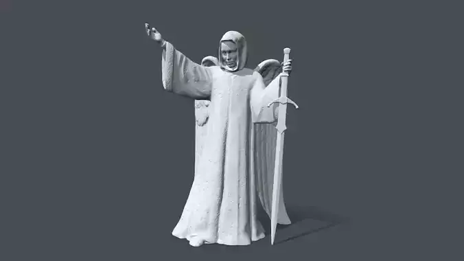  Printable  Angel Statue