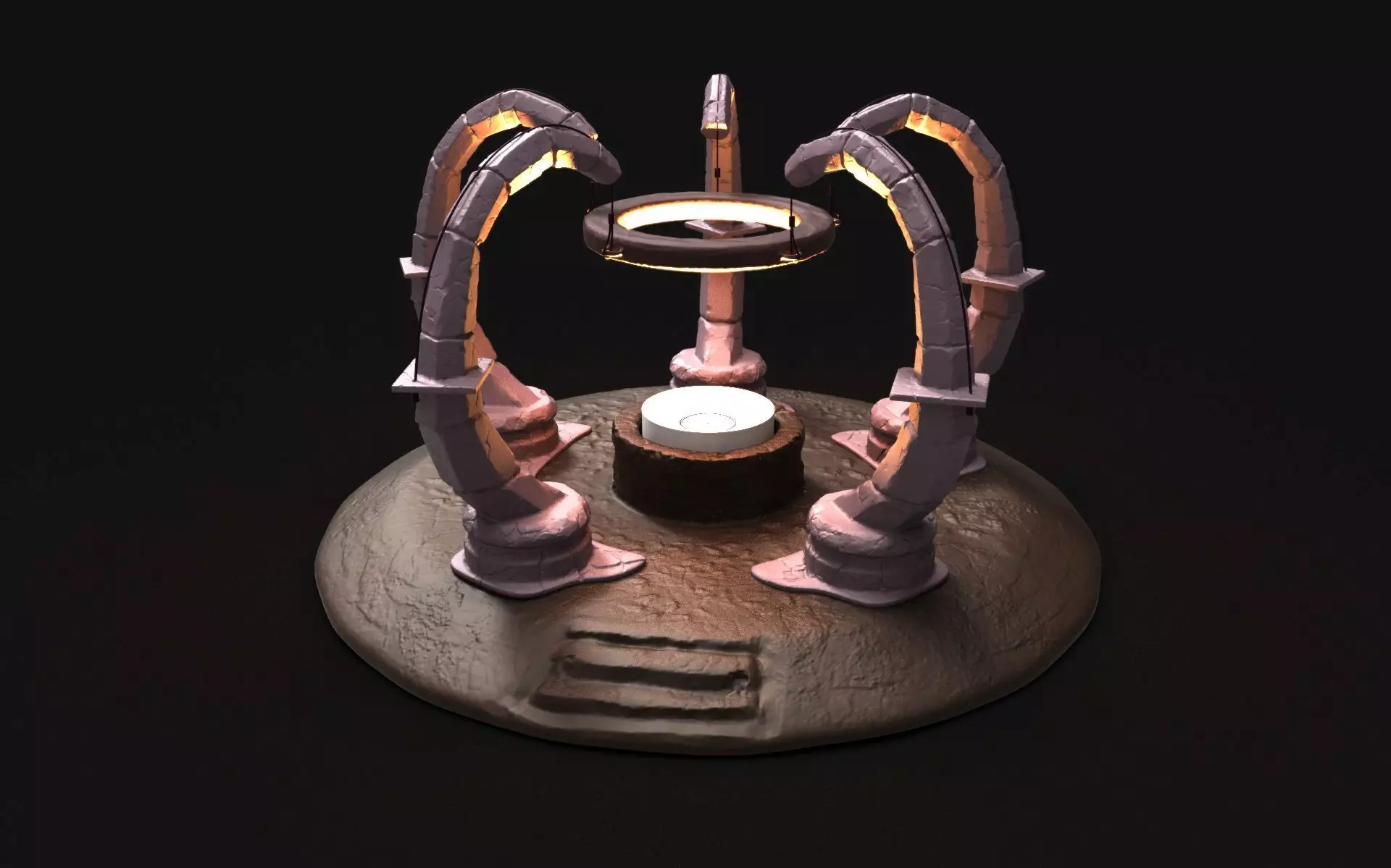 DUNGEON CANDLE HOLDER 3D print model