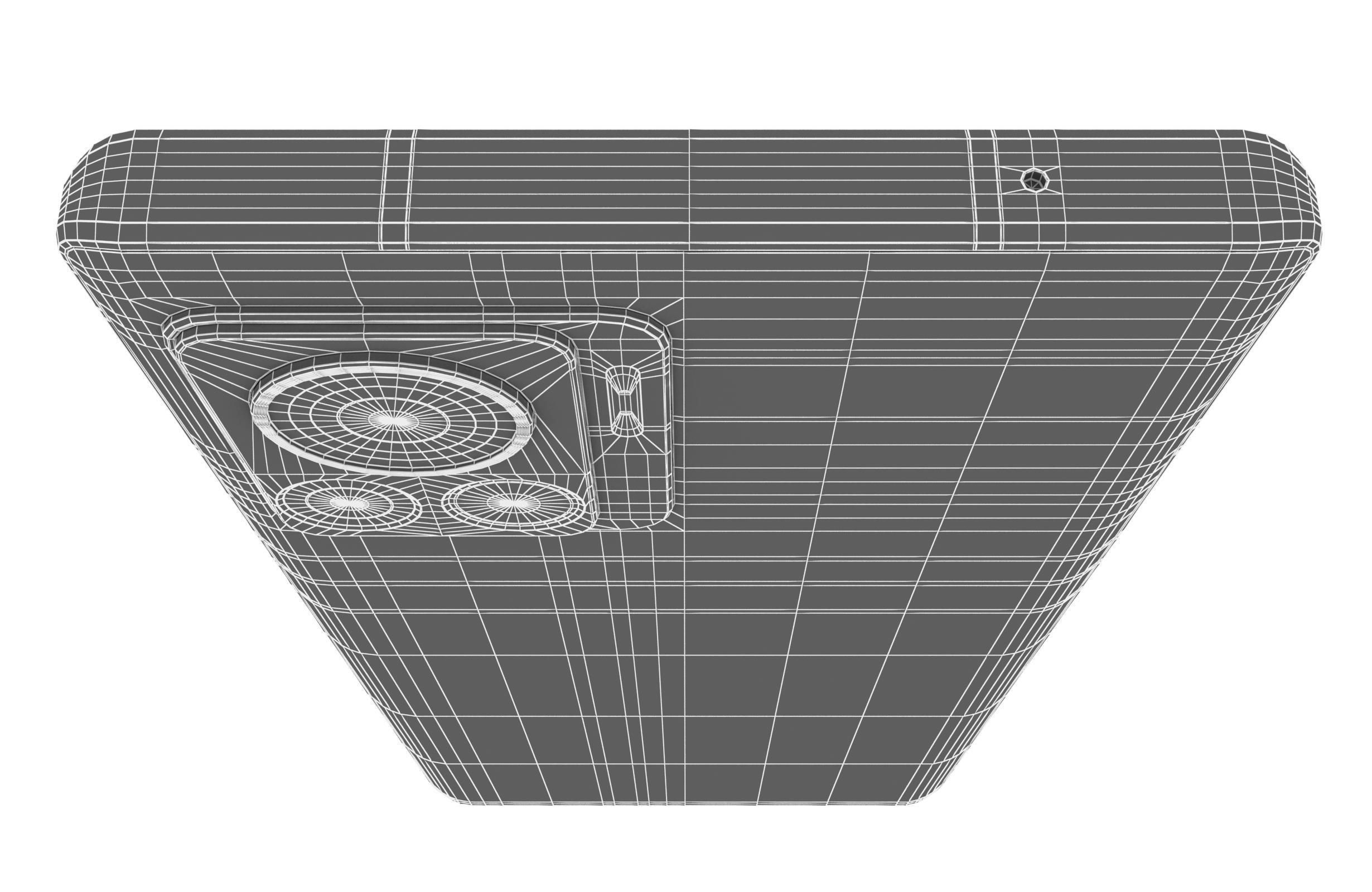 Motorola Edge 30 Ultra Black And White Low-poly 3D model_29