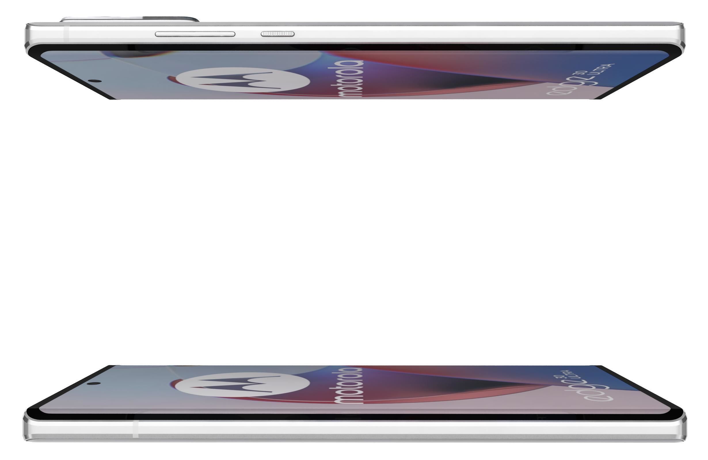 Motorola Edge 30 Ultra Black And White Low-poly 3D model_20