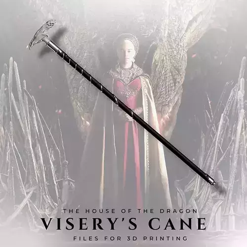 Viserys Cane from The House of the Dragon 3D print model