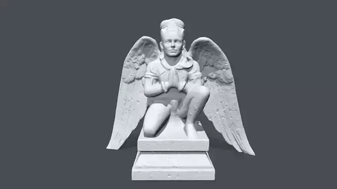 Printable  Angel Statue