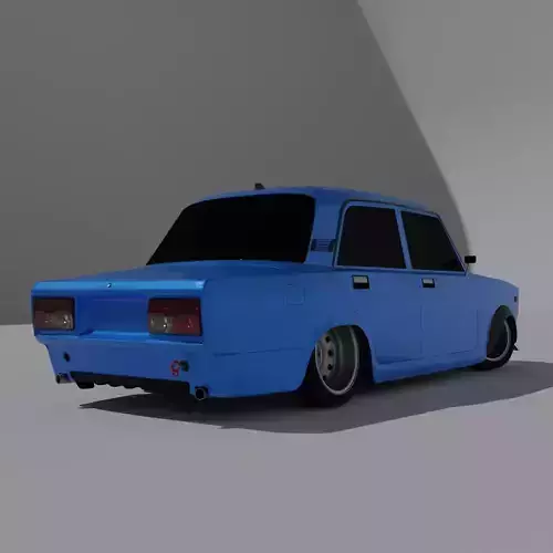 High-poly Vaz-2107 styling 