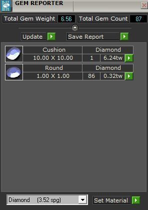 Blue stone design ring 2994 3D print model 3D print model_8
