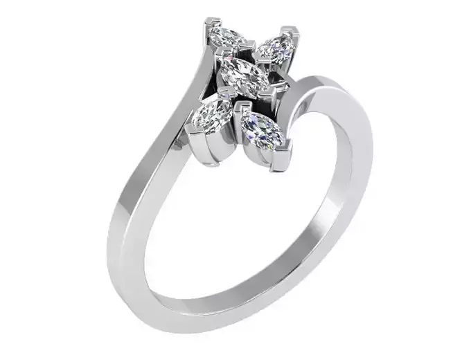 NIce diamond ring 2999 3D print model
