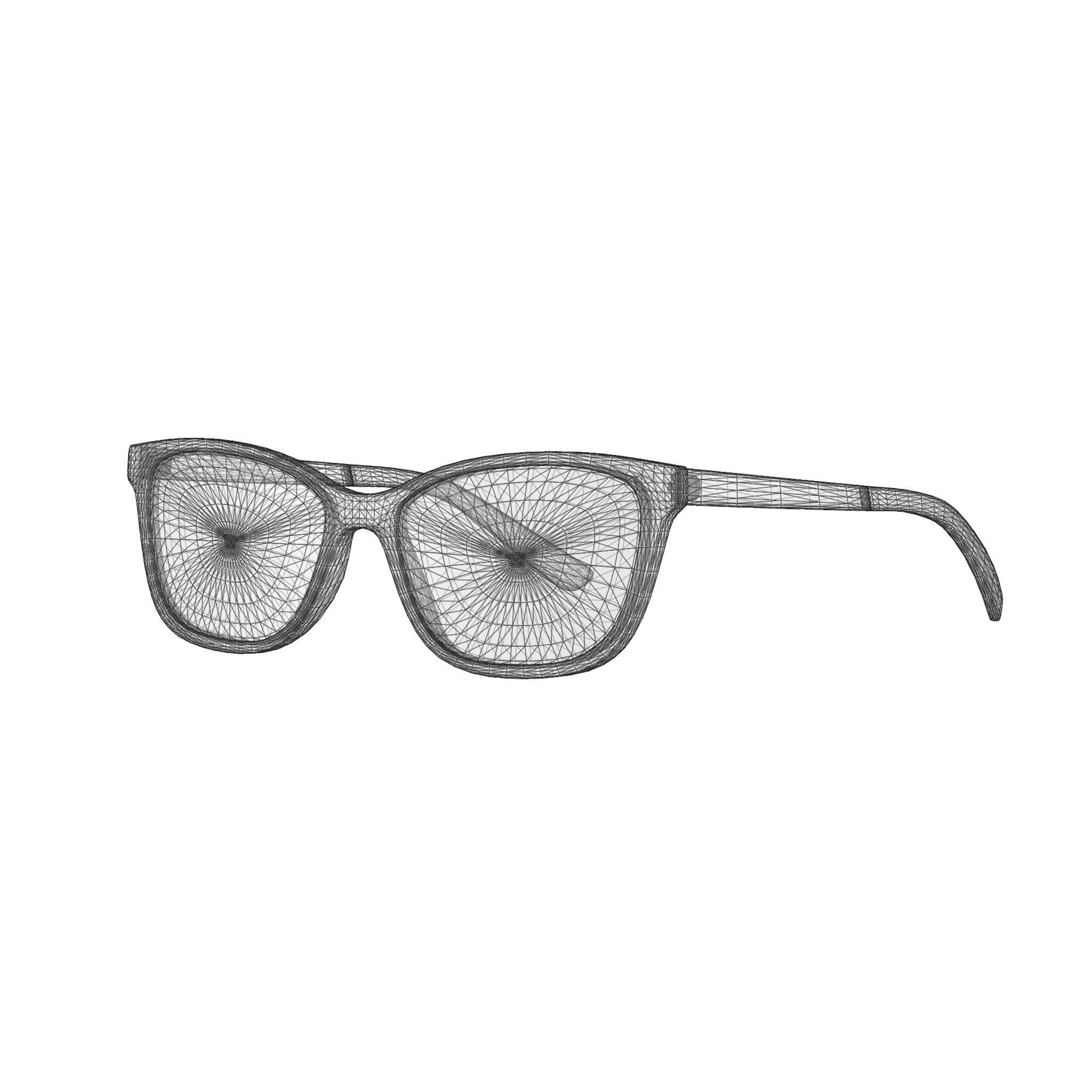 William Morris - Glasses Low-poly 3D model_4
