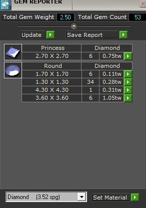 7-Stone bright diaond ring with small stones 3000 3D print model 3D print model_8
