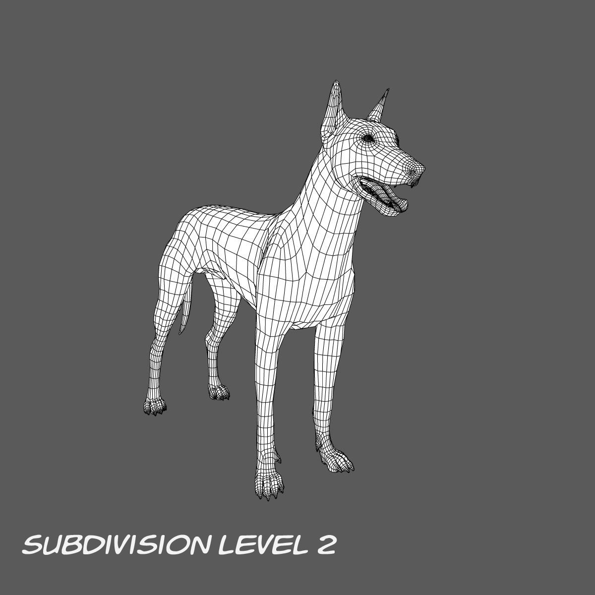 Doberman Model 3D model_21