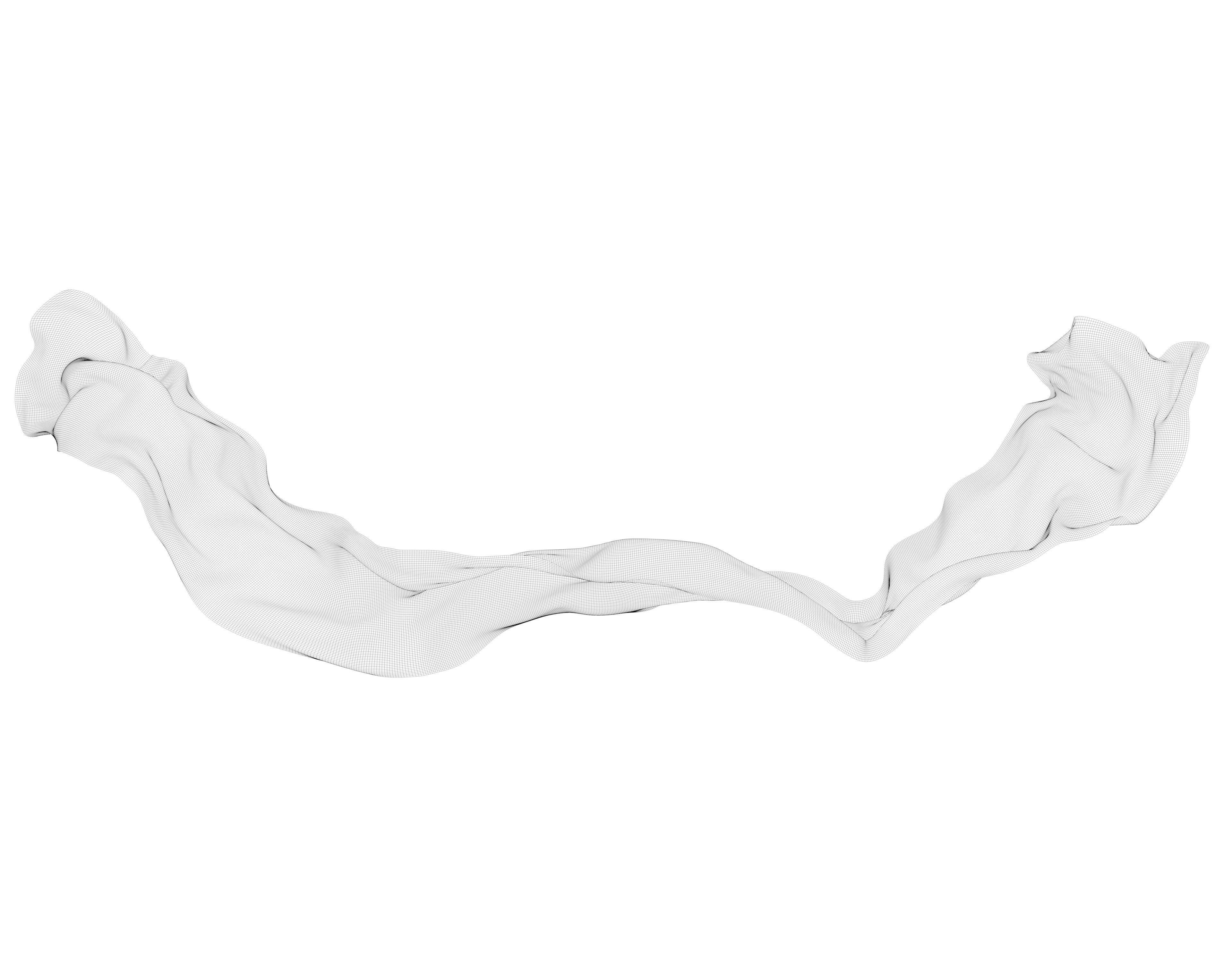 Cloth simulation 3D model_8