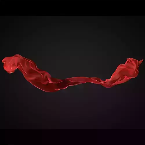 Cloth simulation 3D model