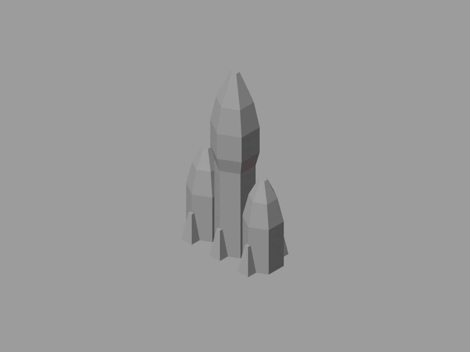 Rocket 3D model_2