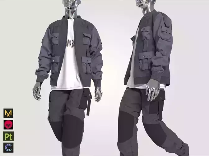 3d male outfit clothes