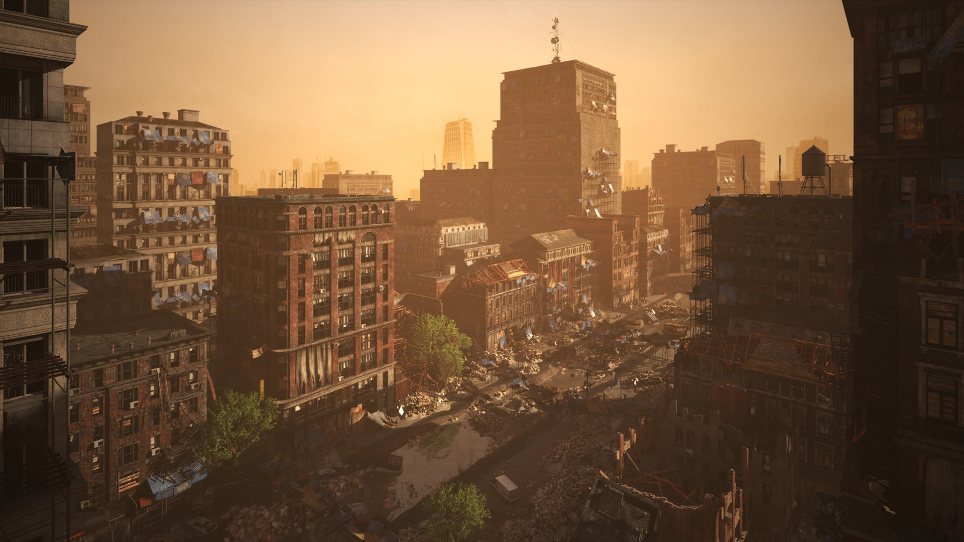 Archmodels vol 265 - collection of post apocalyptic buildings 3D model_2