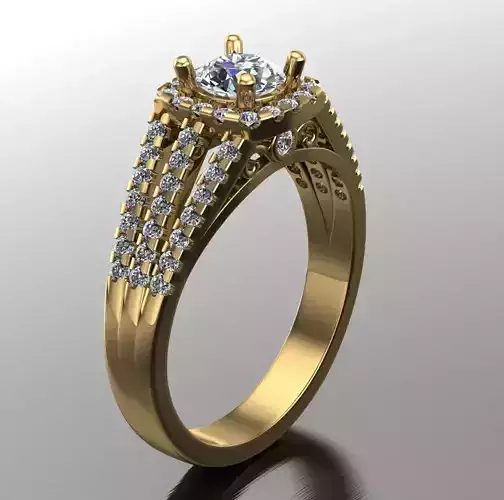 Solitaire Wedding Engagement Women Ring 