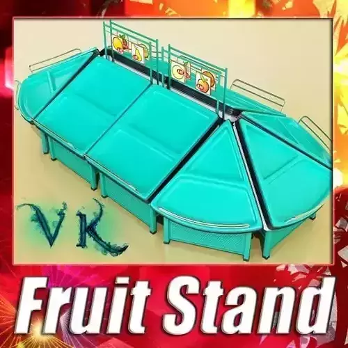 Fruit Stand Store Display Smoothable
