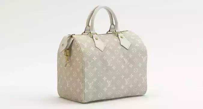 Speedy 25 Hand Bag Cream