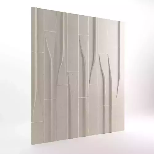 Wall Model tiled with vertical lines