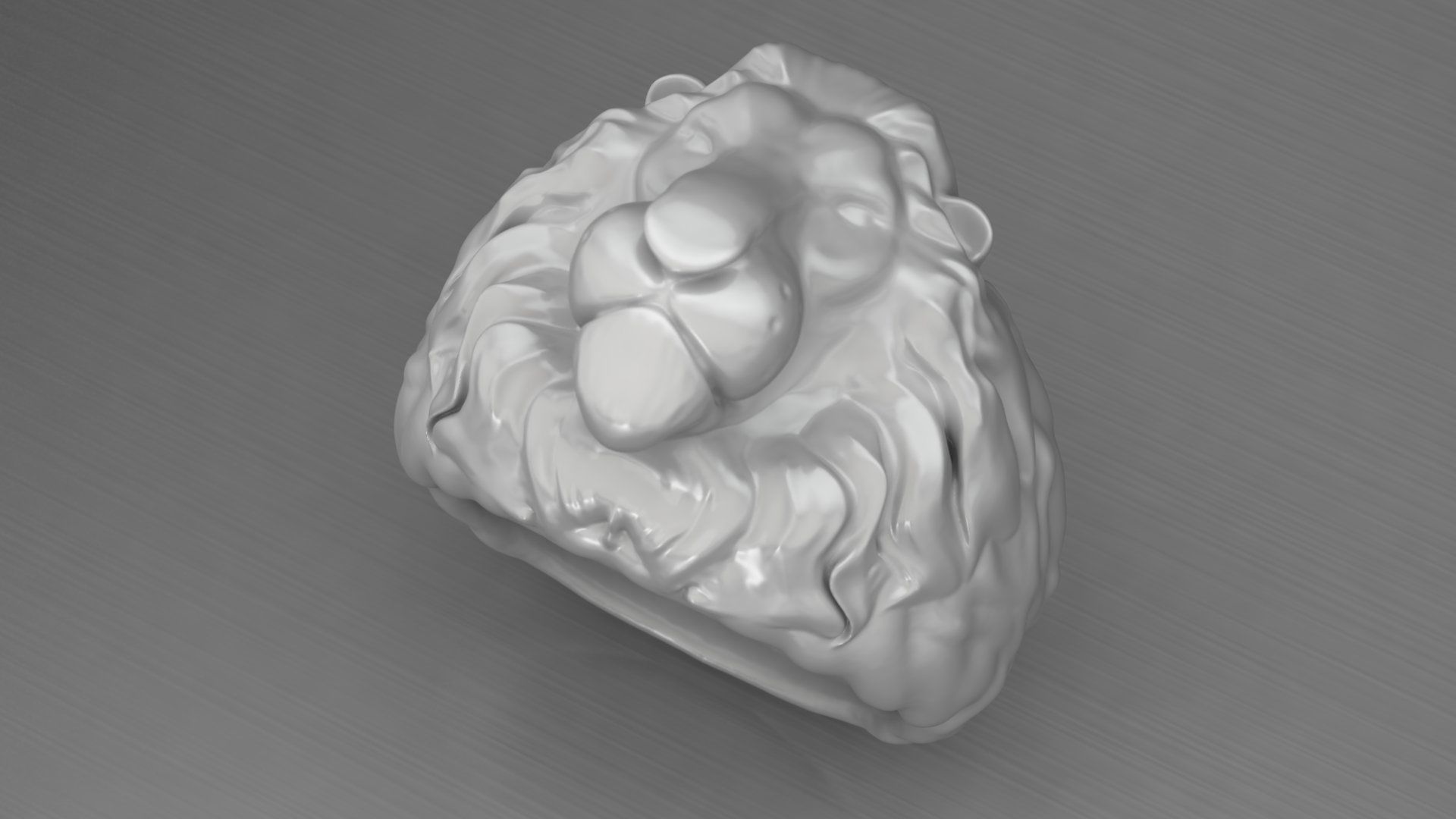 Lion Ring Free 3D print model_4