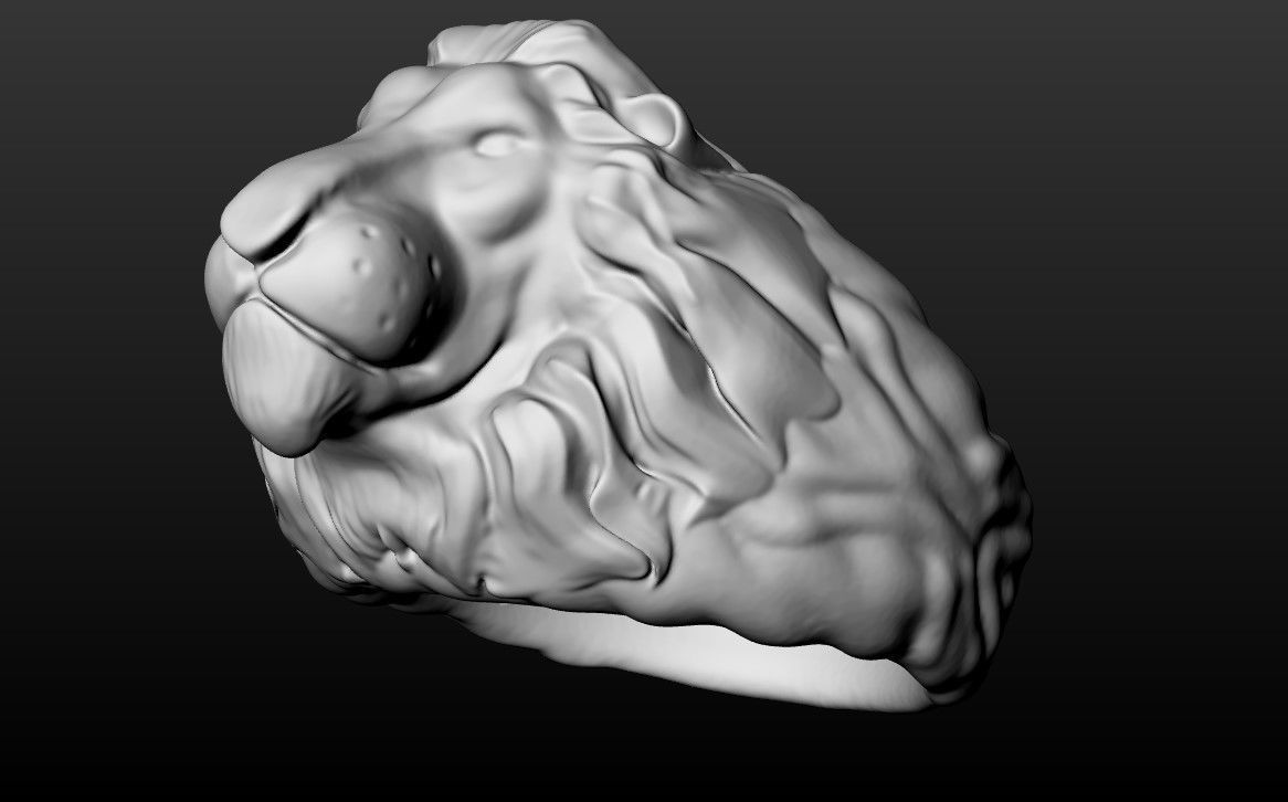 Lion Ring Free 3D print model_6