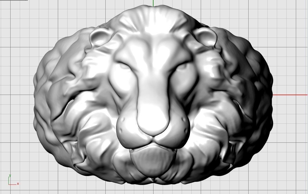 Lion Ring Free 3D print model_8