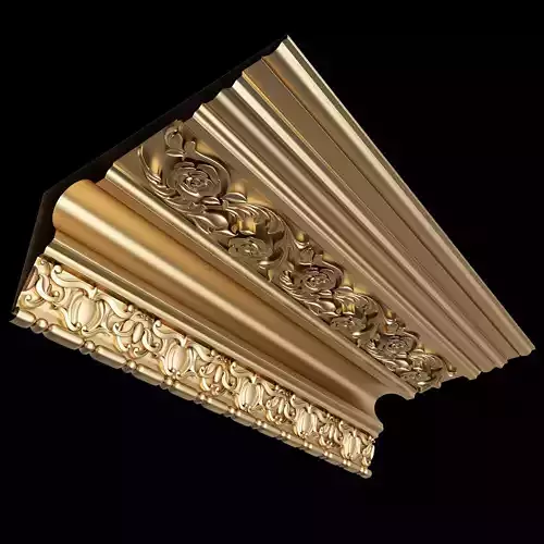 Cornice Decoration Molding 06 Low-poly 3D model