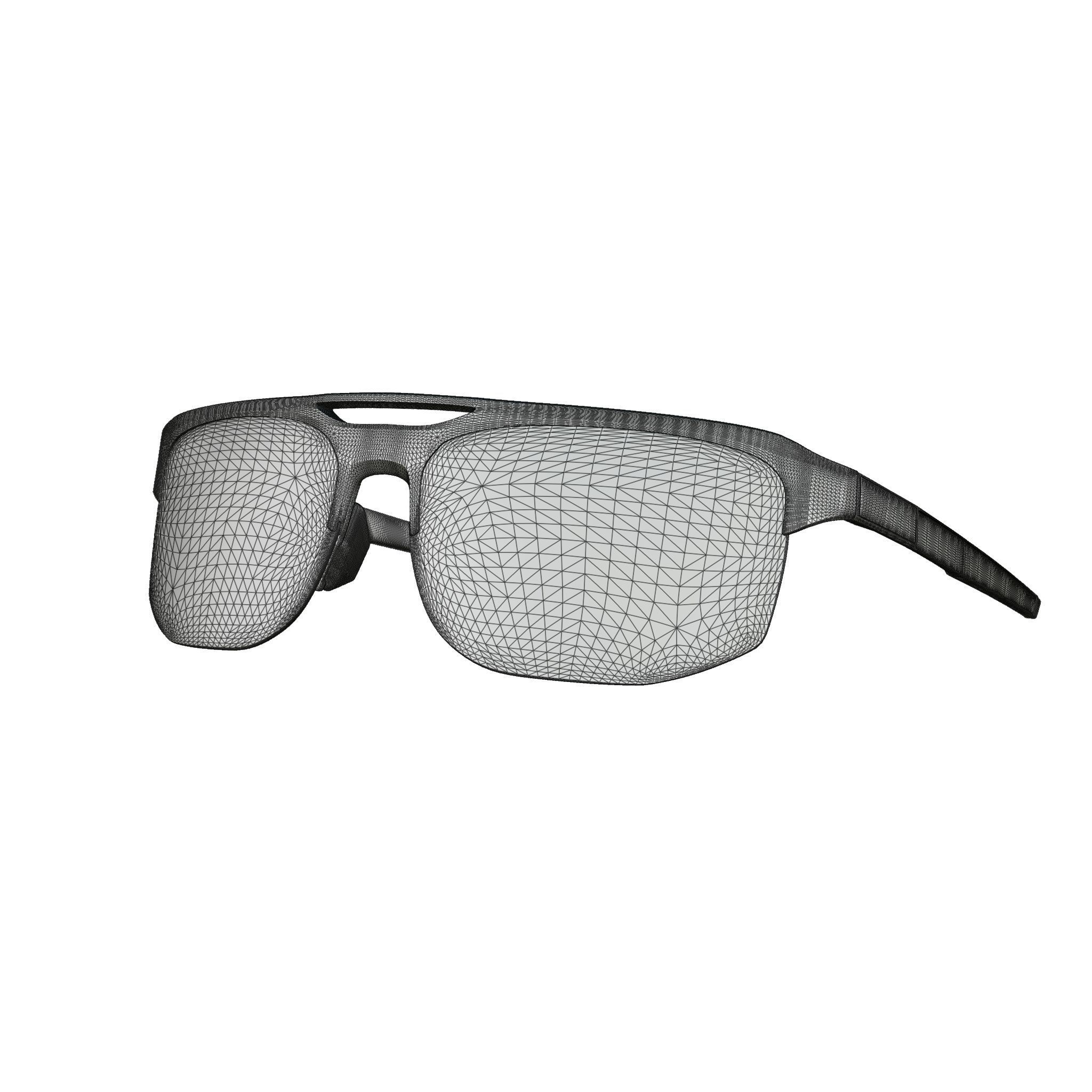Oakley Mercenary - Prizm Tungsten Polarized Sport glasses Low-poly 3D model_4