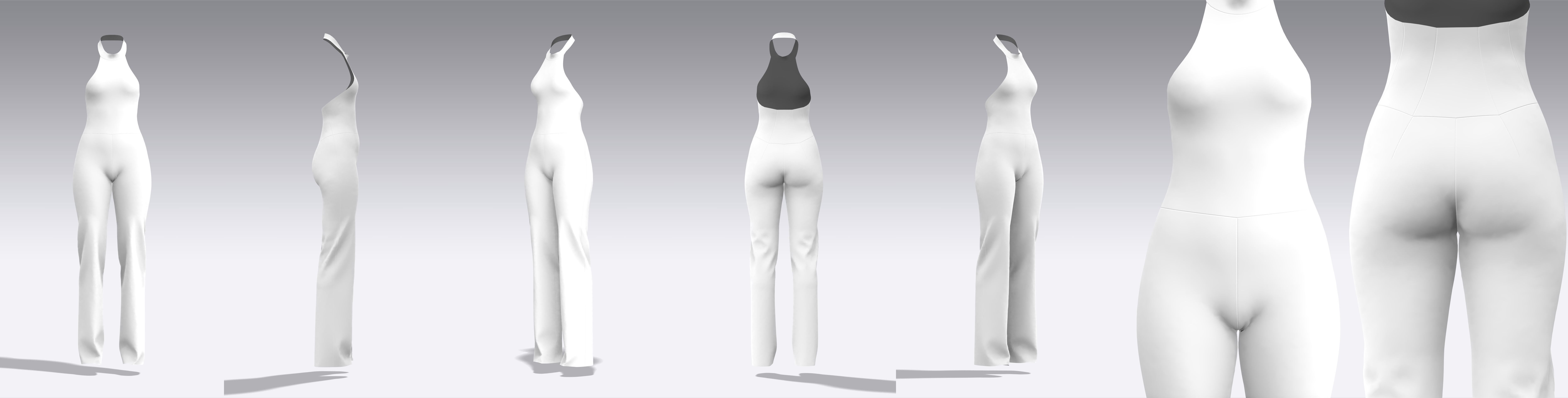 Dress Outfits MD CLO 3D zprj project files 3D model 3D model_4