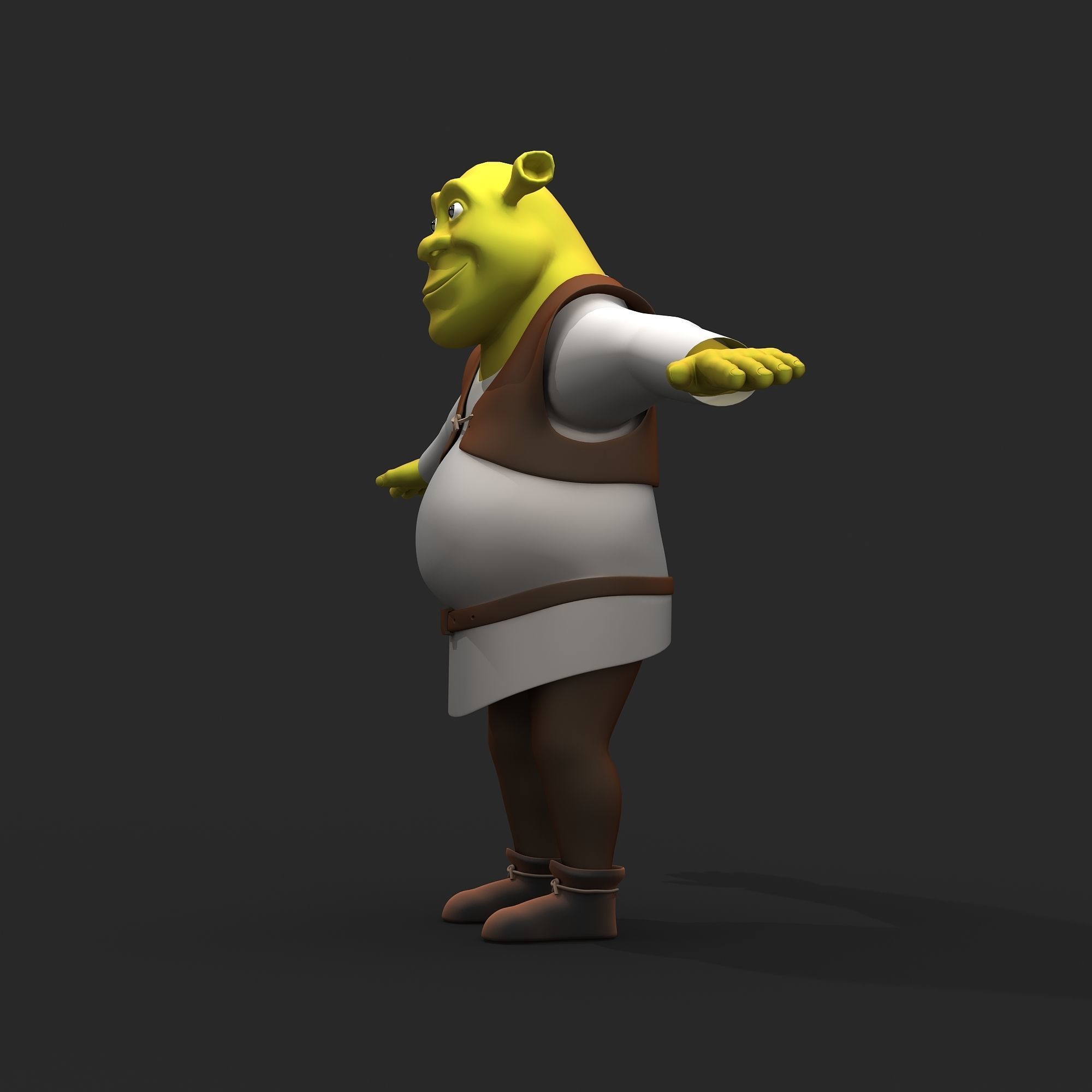 Shrek character 3D model_13