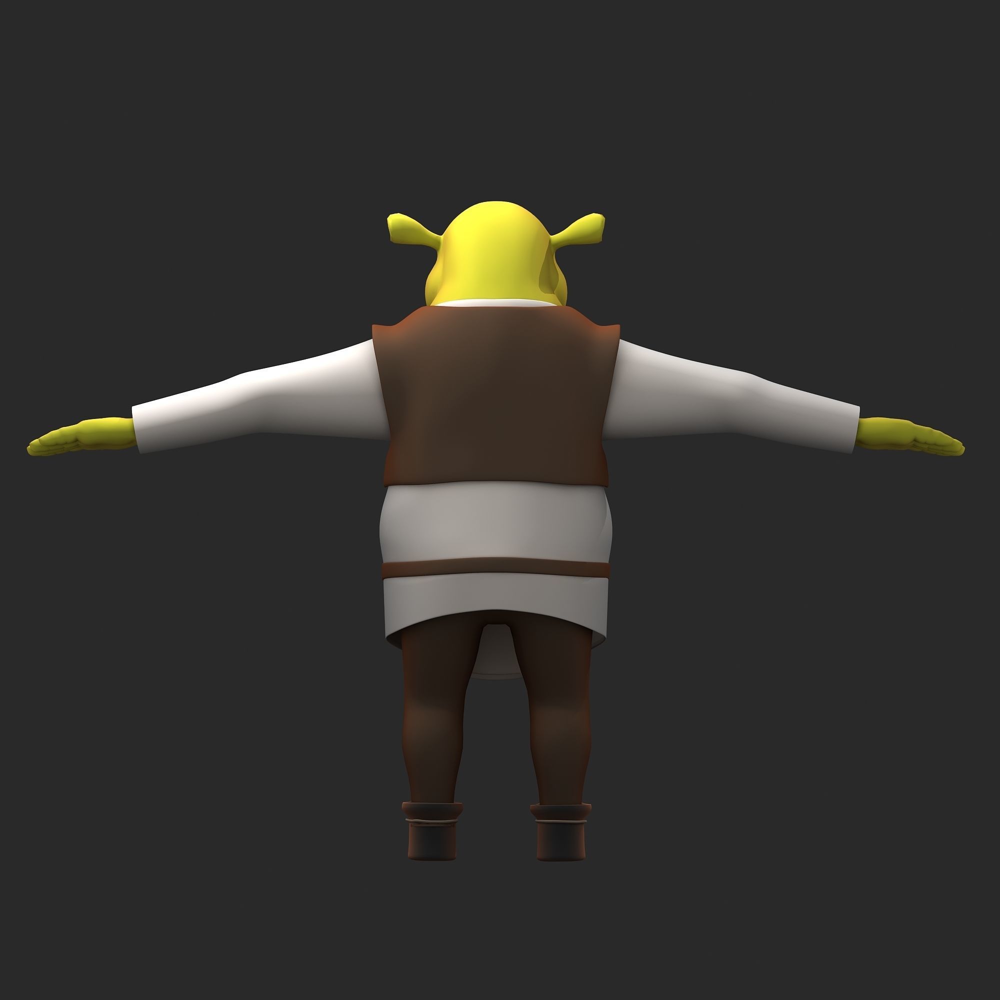 Shrek character 3D model_8