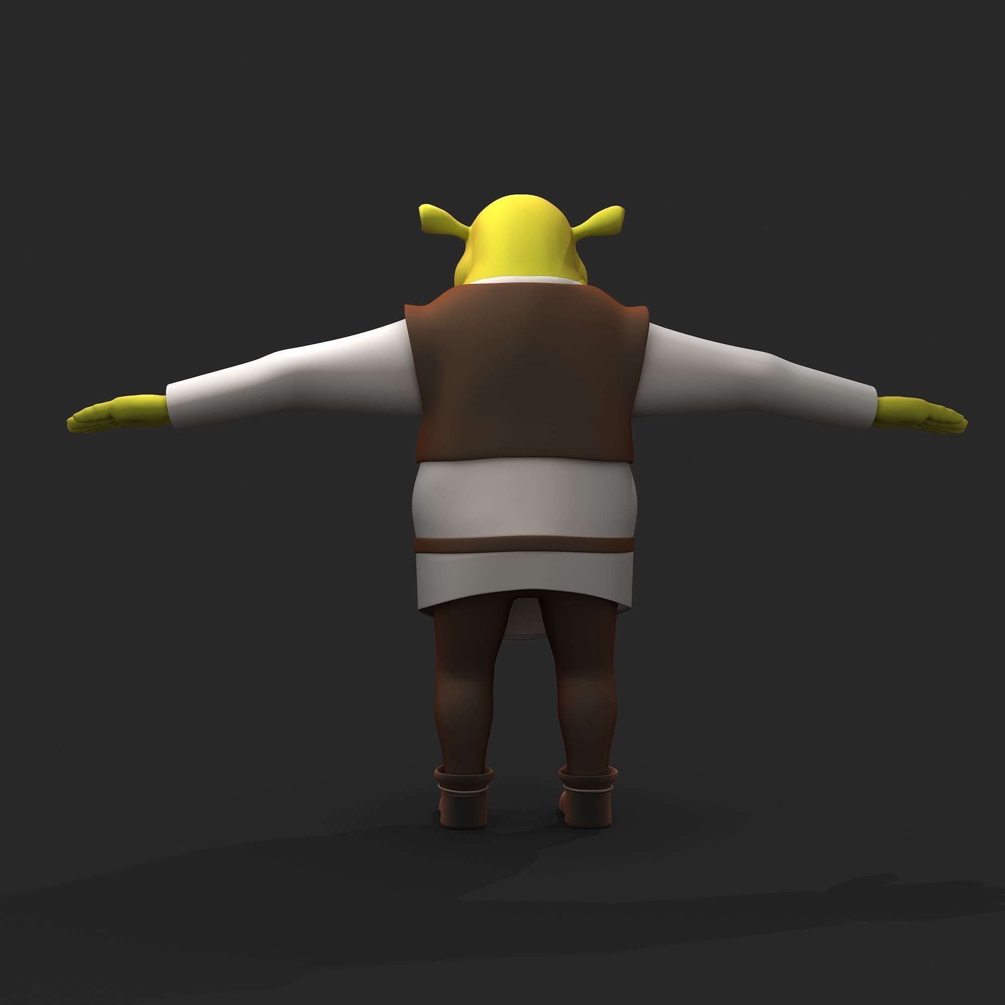 Shrek character 3D model_11