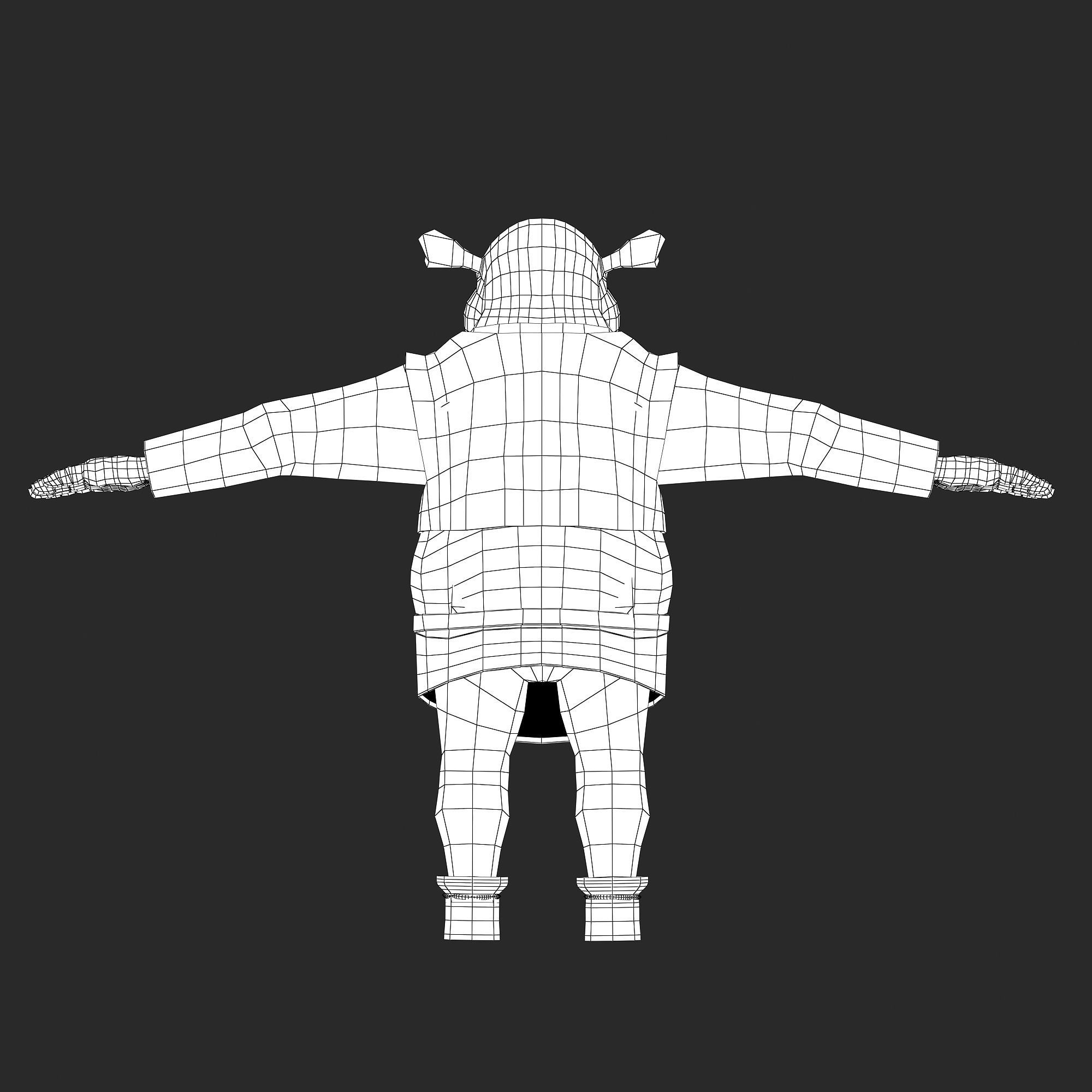 Shrek character 3D model_4