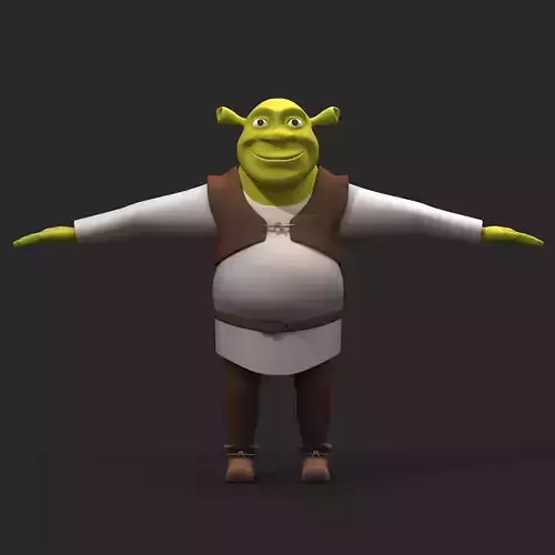 Shrek character 3D model