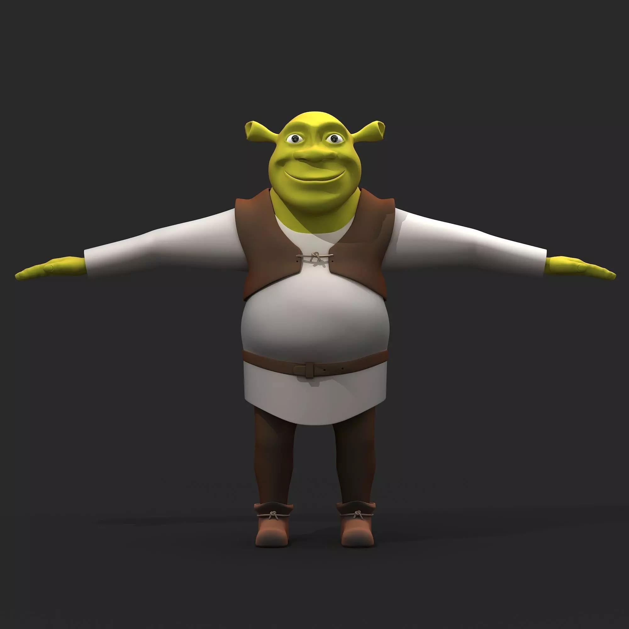 Shrek character 3D model_0