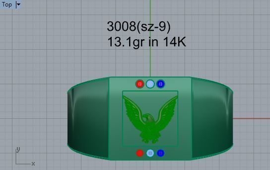 Coat of arms  rimg 3008 3D print model 3D print model_4