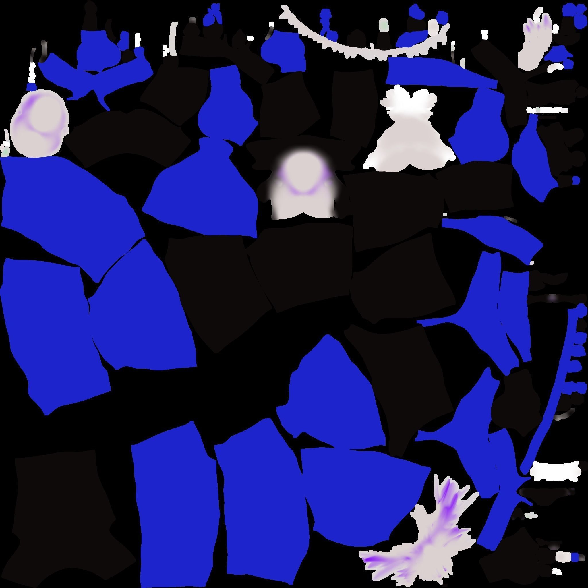 3d alien monster character model set Low-poly 3D model_4