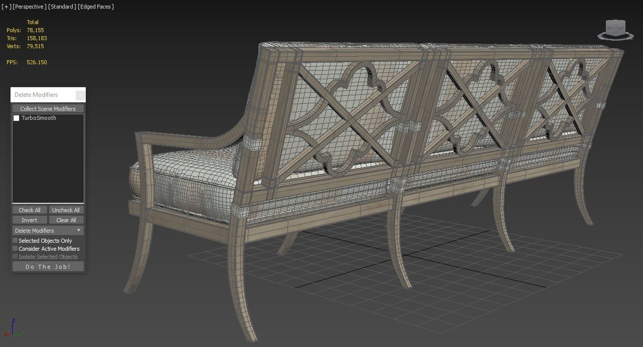 Tommy Bahama Misty Garden Sofa 3D model_4