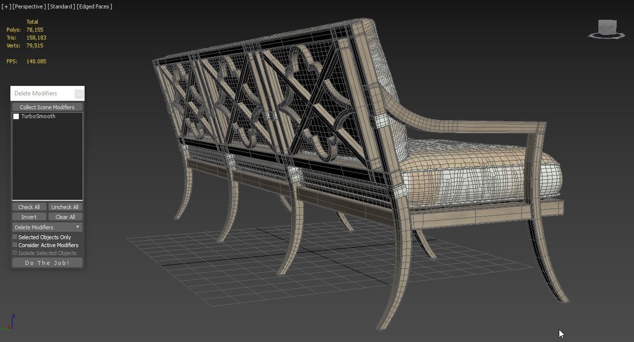 Tommy Bahama Misty Garden Sofa 3D model_5