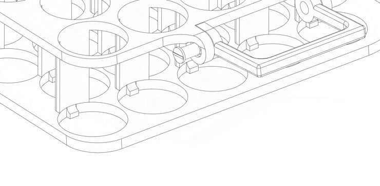 Paint can carrier for paint cans Vallejo 3D print model_6