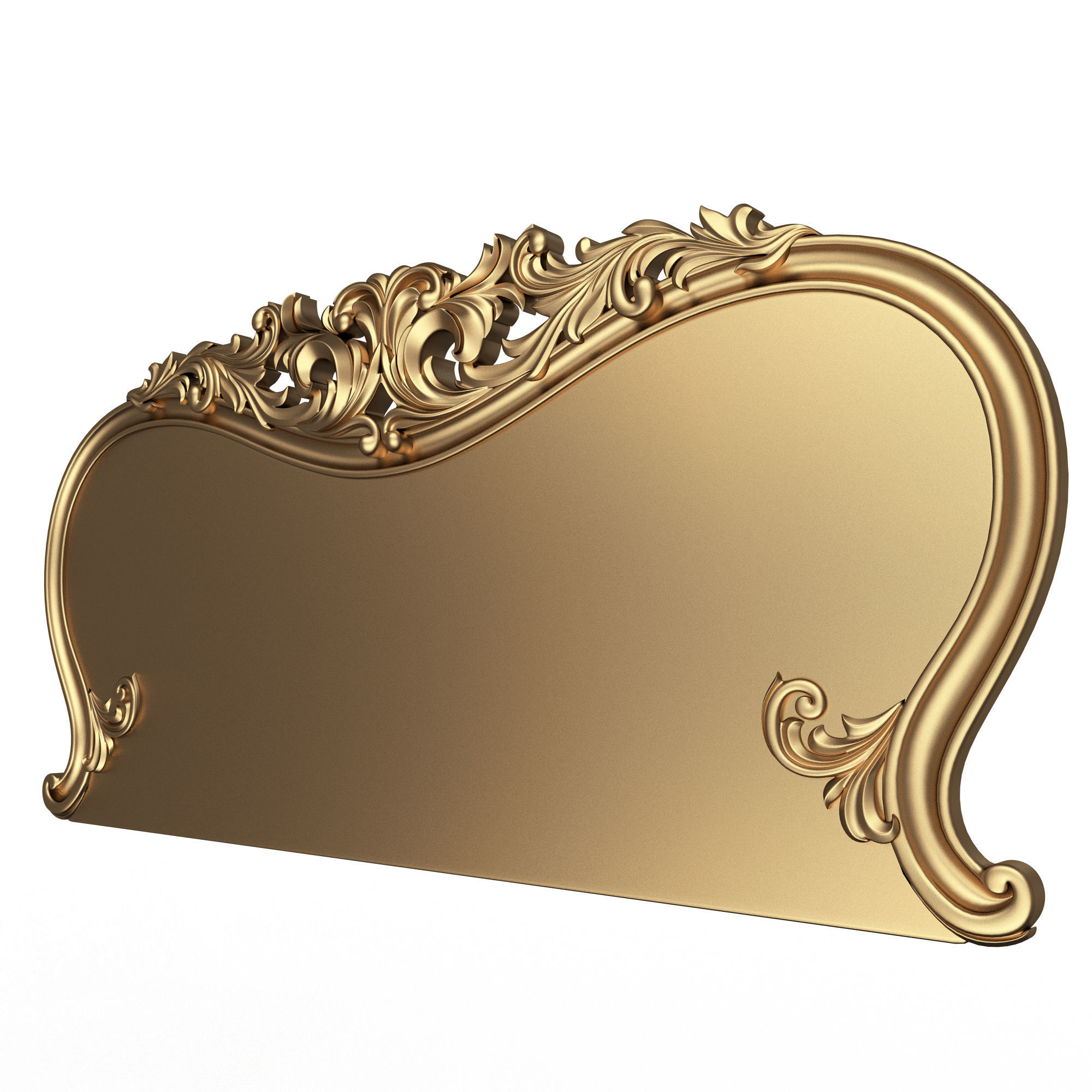 Carved Headboard Collection Low-poly 3D model_4
