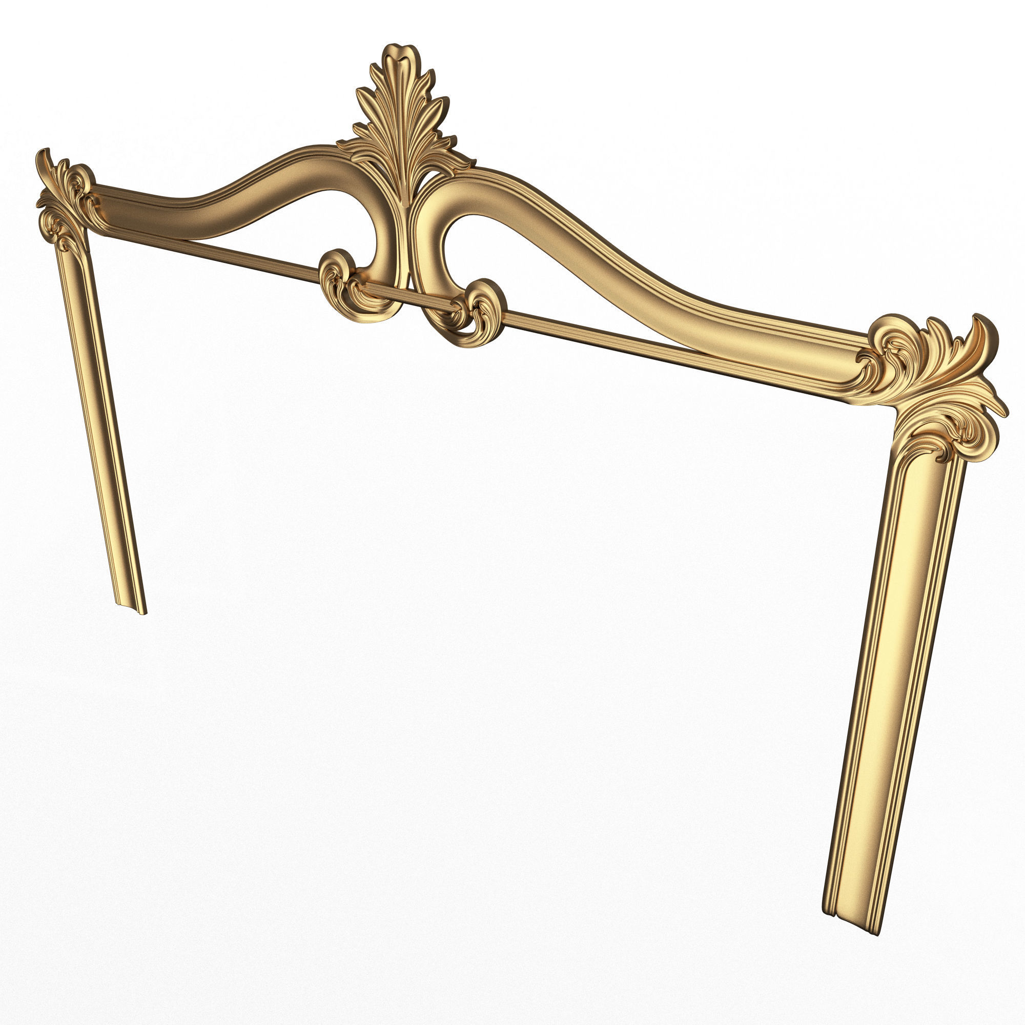 Carved Headboard Collection Low-poly 3D model_15