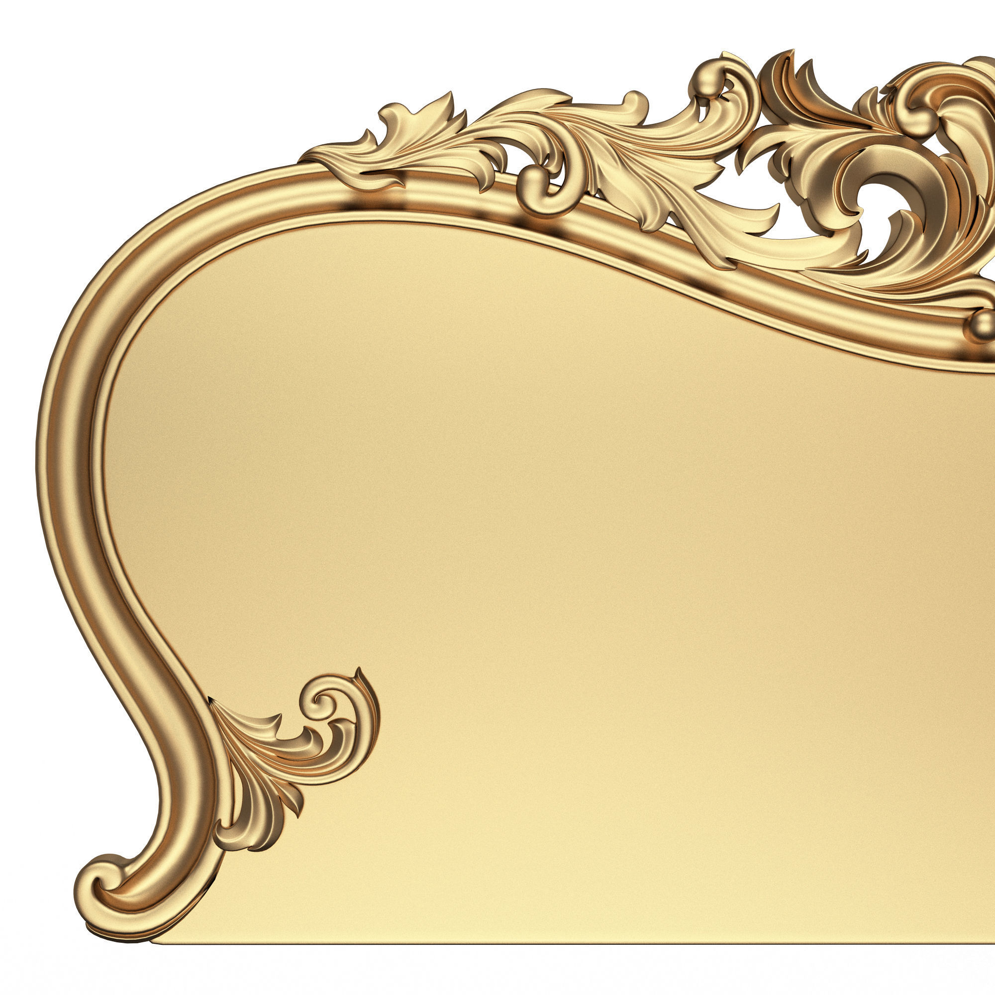 Carved Headboard Collection Low-poly 3D model_5