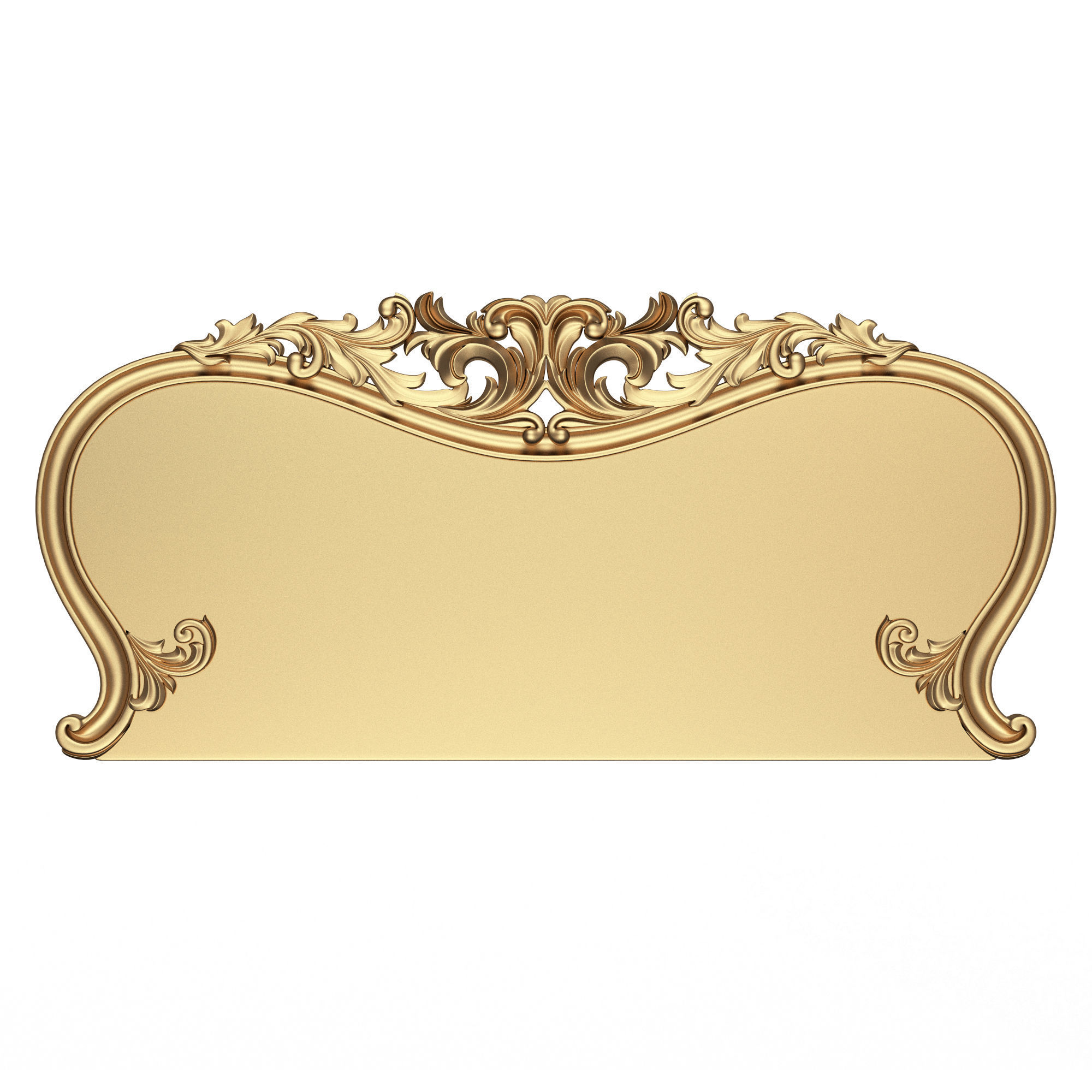 Carved Headboard Collection Low-poly 3D model_2