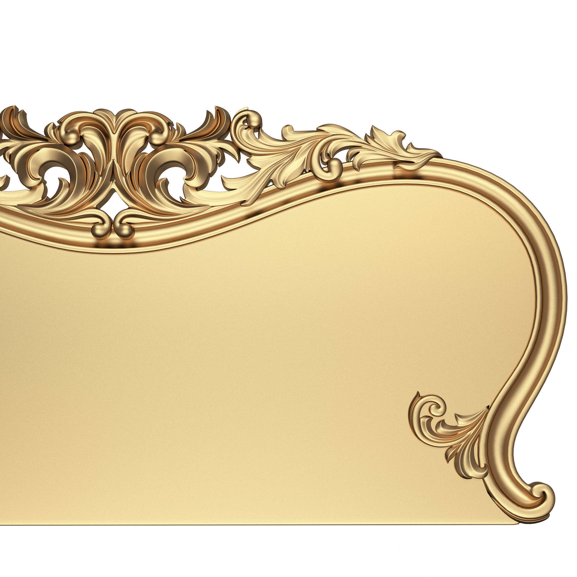Carved Headboard Collection Low-poly 3D model_6