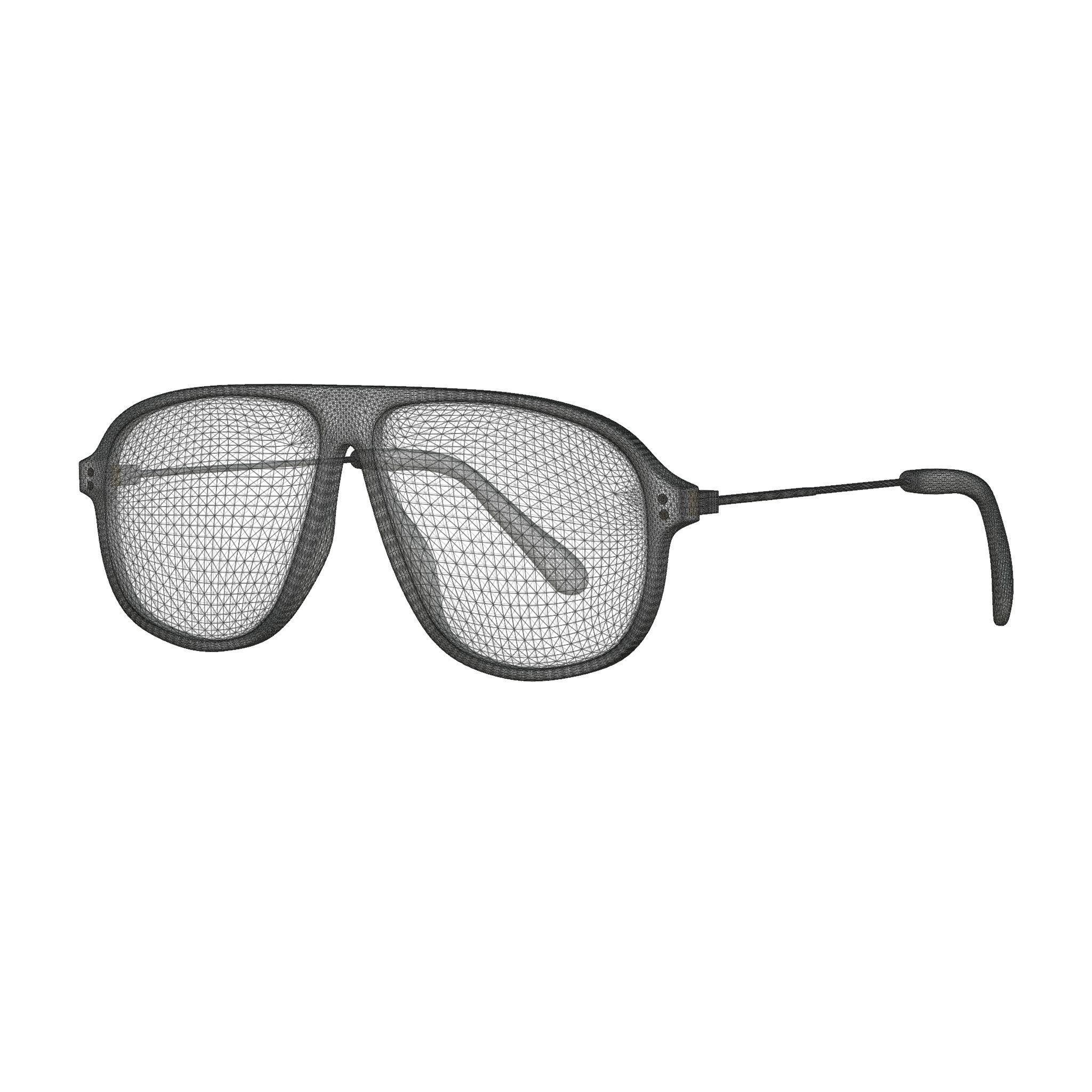 Givenchy - GV 0113 086 Glasses Low-poly 3D model_5