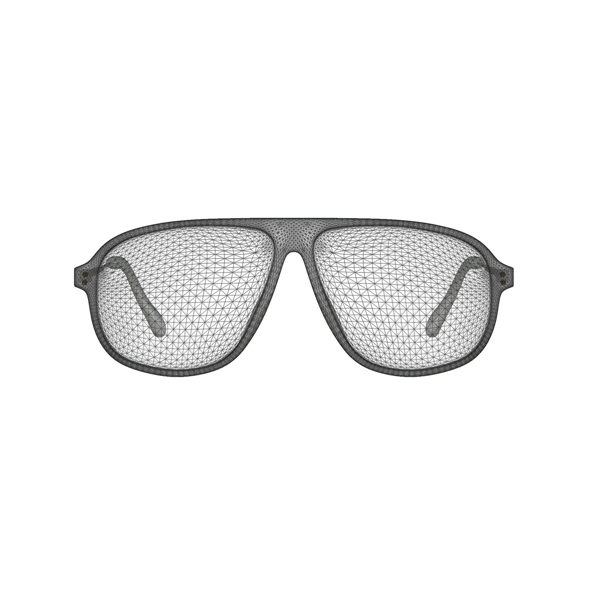 Givenchy - GV 0113 086 Glasses Low-poly 3D model_7