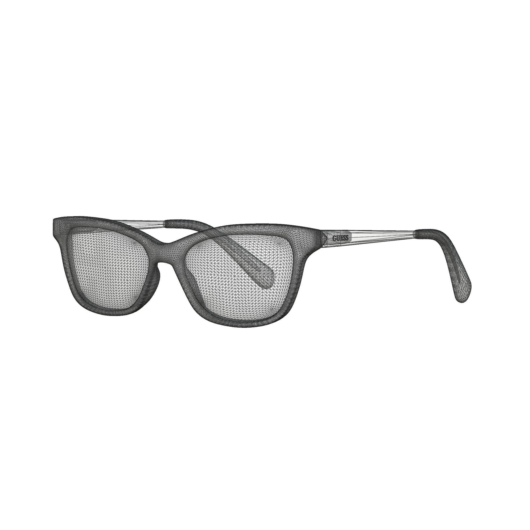 Guess GU9177 074 4715 Glasses  Low-poly 3D model_4