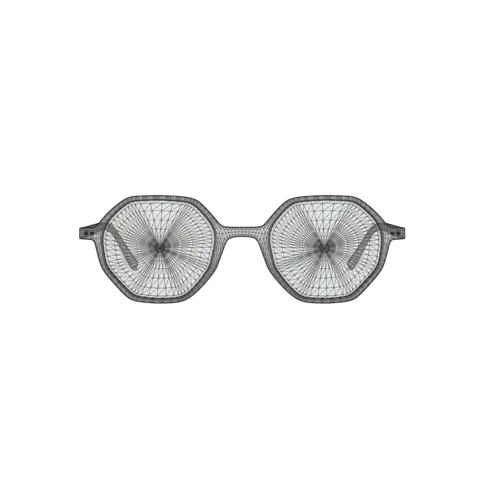 William Morris 50167 C3 Glasses Low-poly 3D model_7